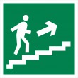 Е 15 Направление к эвакуационному выходу по лестнице вверх