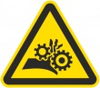 W 59 Опасность попадания рук в рабочие части механизма (шестеренки)
