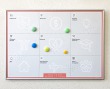 Магнитный стенд «Карта желаний» 614 х 440 мм, аналог профиля Nielsen, ламинация. Стоимость 3850 рублей.
